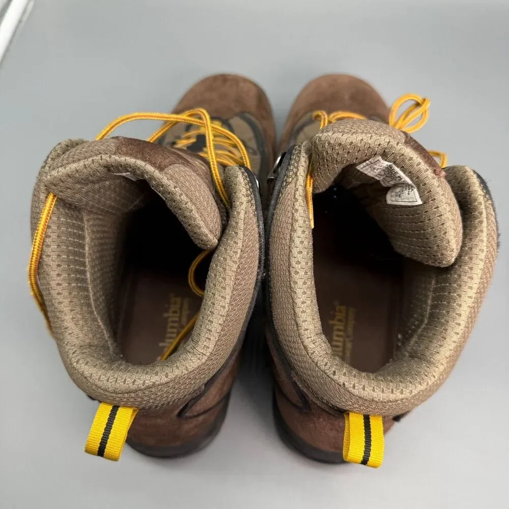Columbia Bonanza Peak Men's 11 Brown Suede Waterproof Round Toe Hiking Boots